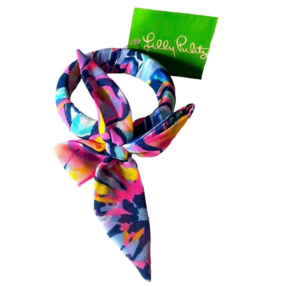 Lilly Pulitzer Fabric Wrapped Bangle Boho Bateau